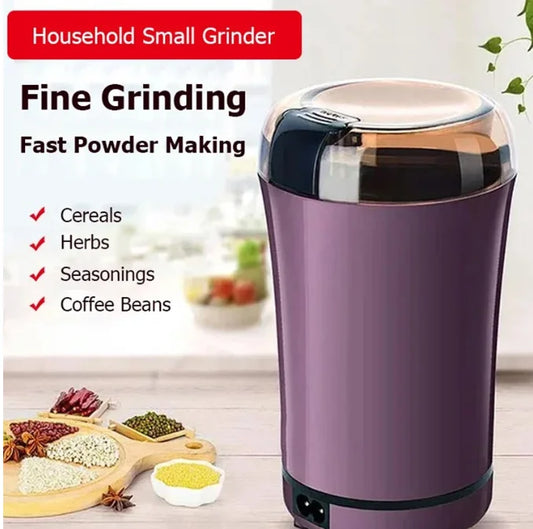 Mini Electric Coffee Grinder Powerful Cafe Grass Nuts Herbs Grains Pepper Tobacco Spice Flour Mill Coffee Beans Grinder Machine