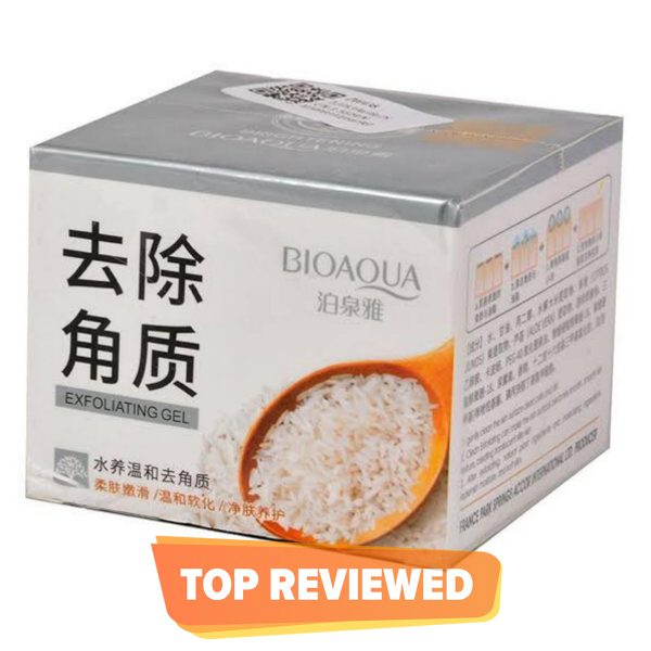 Bioaqua Brightening & Exfoliating Rice Gel Face Scrub 140g